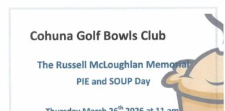Cohuna Golf Bowls Club The Russell McLoughlan Memorial Pie and Soup Day