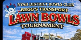 Nyah District Bowls Club Begg’s Transport Lawn Bowls Tournament