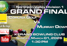 Northern Valley Div1 Lawn Bowls GRAND FINAL Cohuna Golf Vs Murray Downs from Kerang Bowling Club