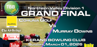 Northern Valley Div1 Lawn Bowls GRAND FINAL Cohuna Golf Vs Murray Downs from Kerang Bowling Club