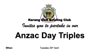 Anzac Day Triples | Kerang Golf Bowling Club